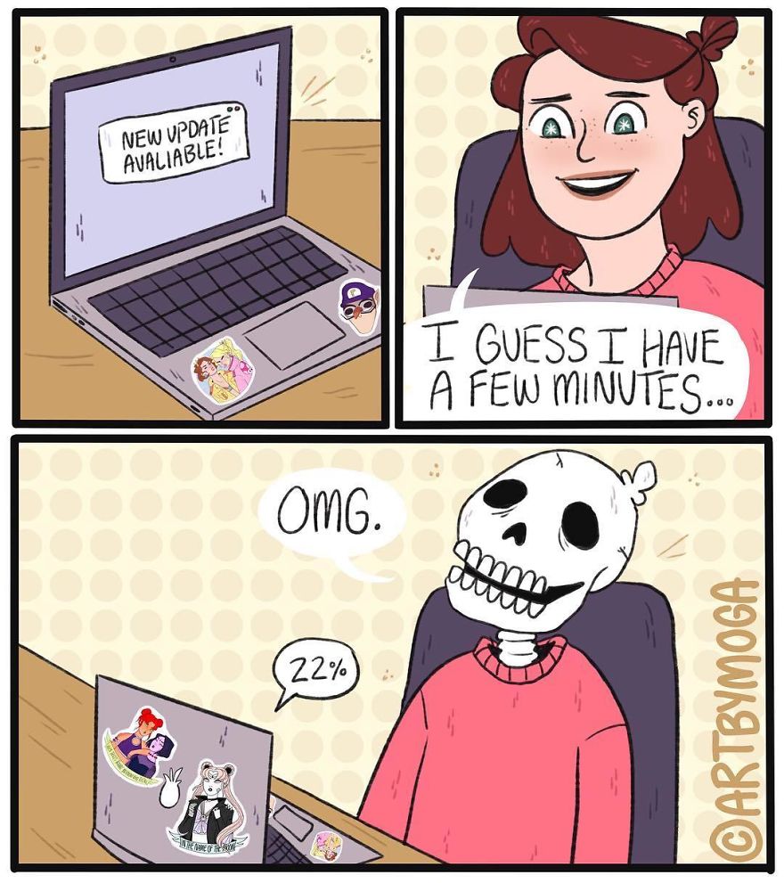 Funny-Girl-Comics-Art-By-Moga