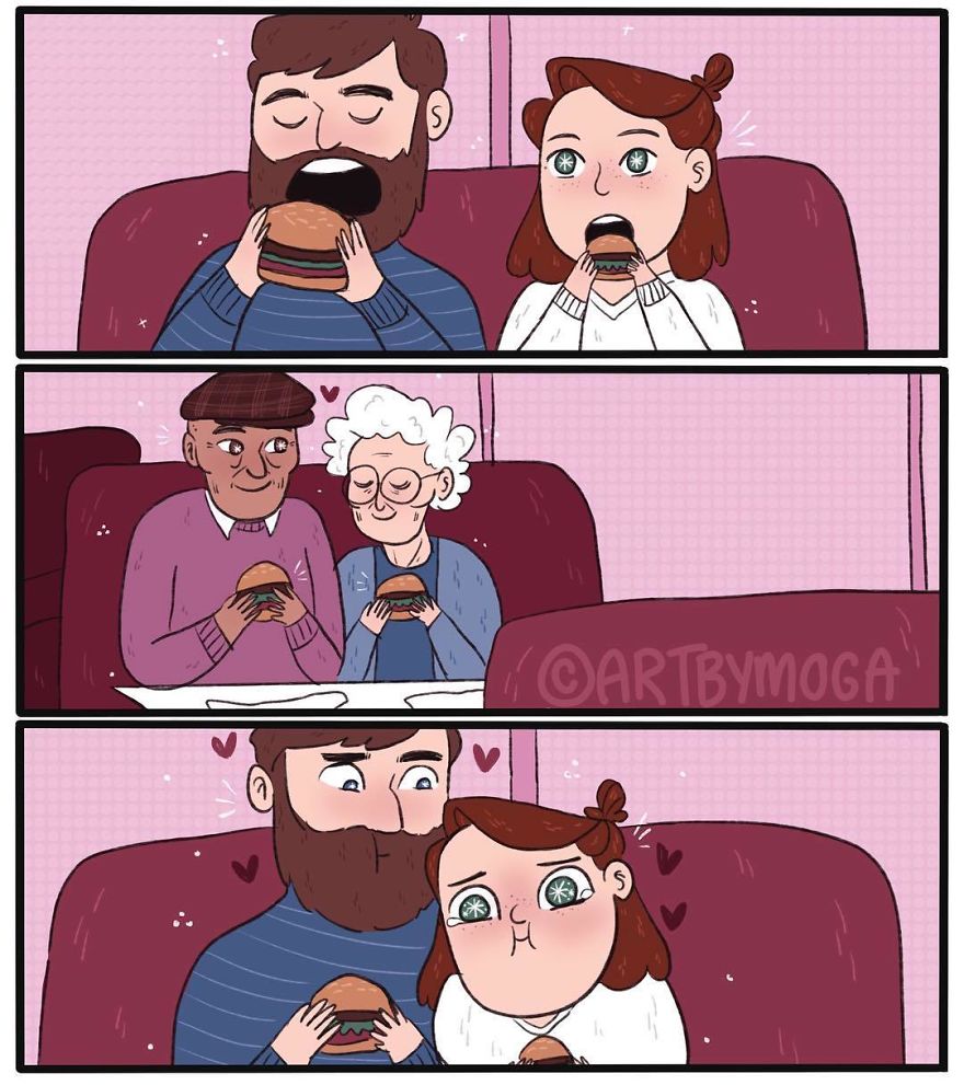 Funny-Girl-Comics-Art-By-Moga