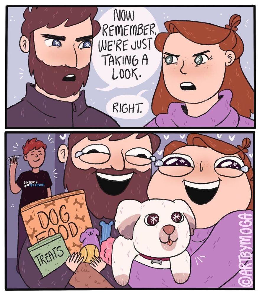 Funny-Girl-Comics-Art-By-Moga