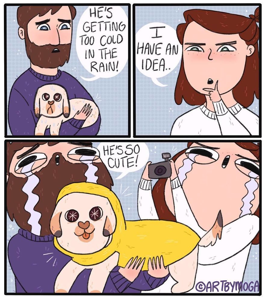 Funny-Girl-Comics-Art-By-Moga