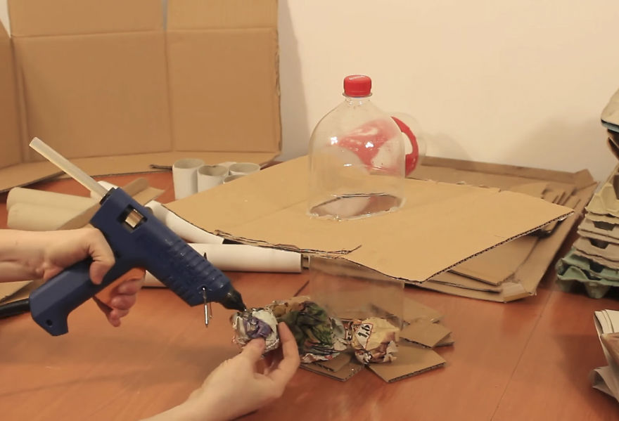 I Spent Only 3$ To Make This Fairy House Out Of Trash