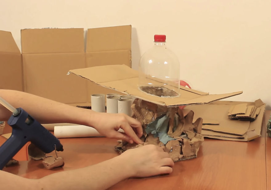 I Spent Only 3$ To Make This Fairy House Out Of Trash