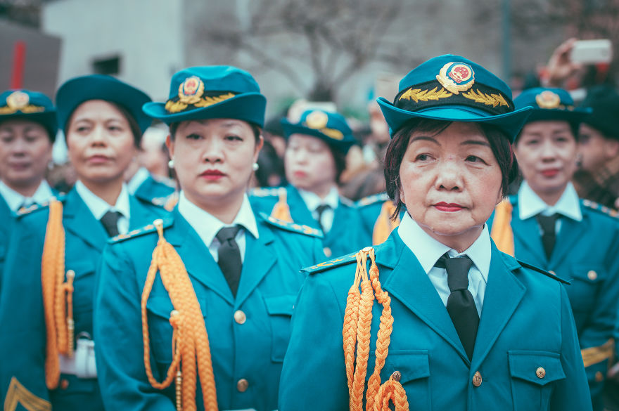 Photographer Enters The Parade Without Permission To Capture Portraits During Chinese Spring Festival In Milan