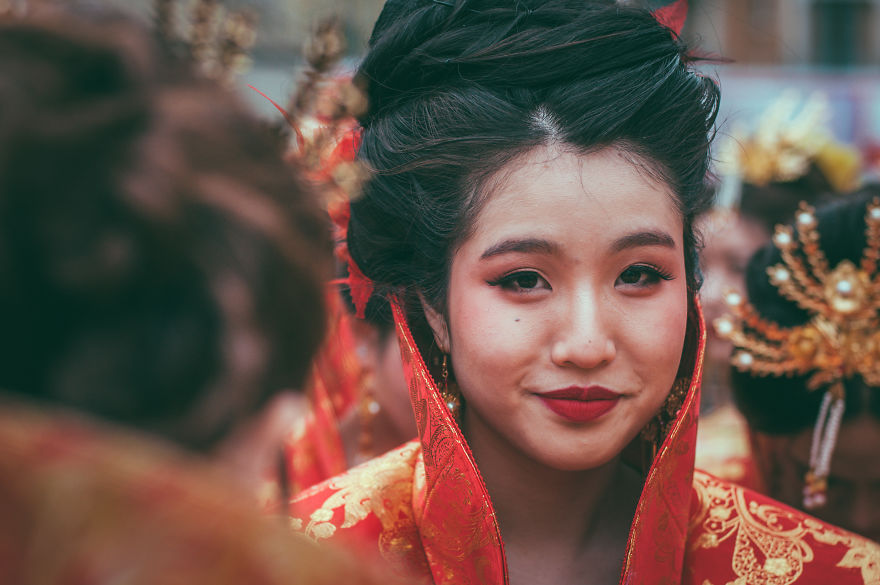 Photographer Enters The Parade Without Permission To Capture Portraits During Chinese Spring Festival In Milan