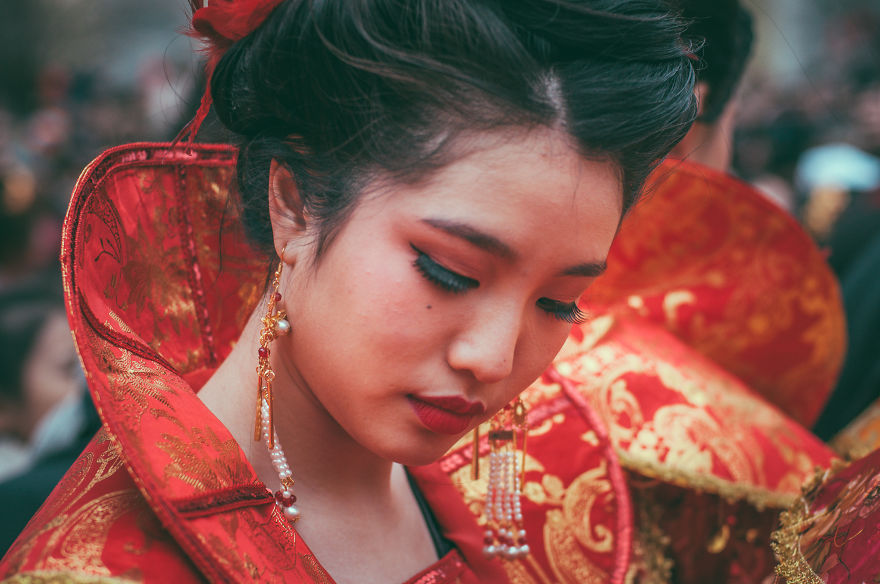 Photographer Enters The Parade Without Permission To Capture Portraits During Chinese Spring Festival In Milan