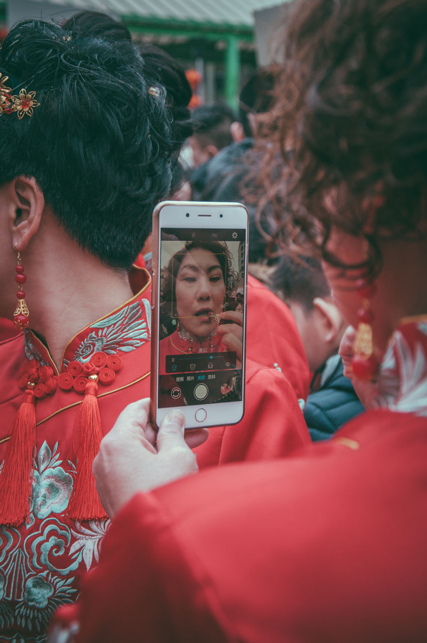 Photographer Enters The Parade Without Permission To Capture Portraits During Chinese Spring Festival In Milan