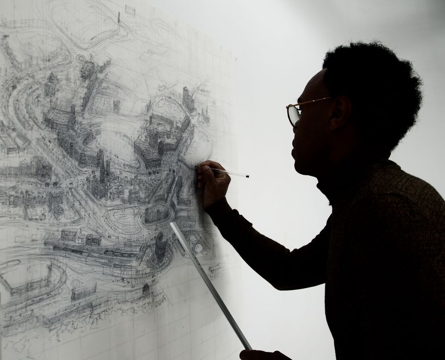 It Took This Artist 3 Months To Complete A Detailed Dundee Cityscape