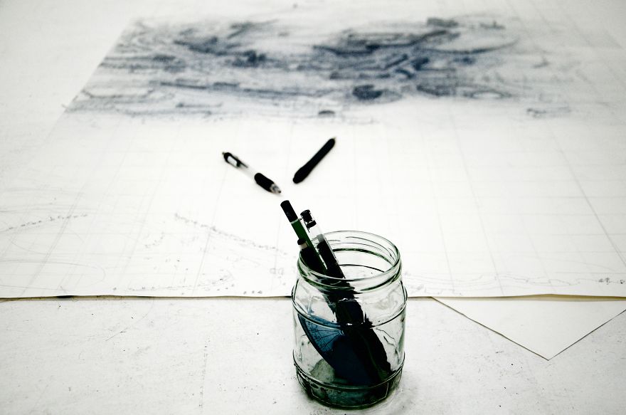 It Took This Artist 3 Months To Complete A Detailed Dundee Cityscape