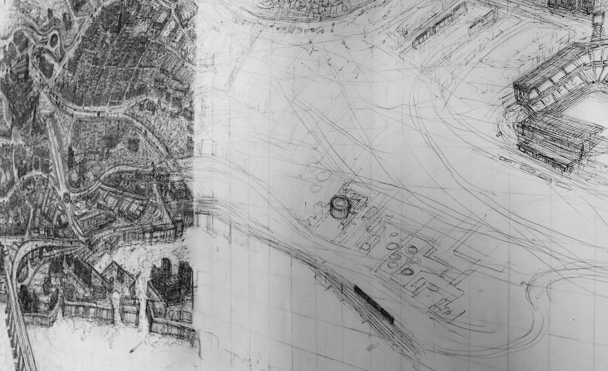 It Took This Artist 3 Months To Complete A Detailed Dundee Cityscape It Took This Artist 3 Months To Complete A Detailed Dundee Cityscape