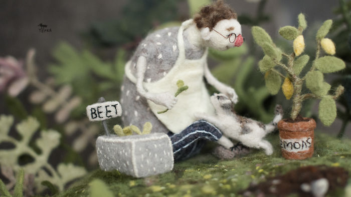 Felt Toys By Russian Artist Tyorka