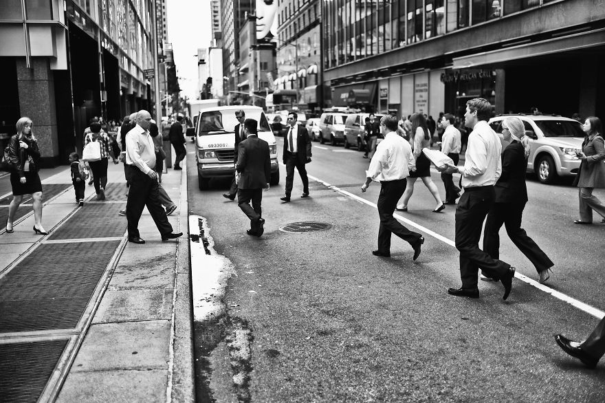 To Have A Job And Going To Lunch