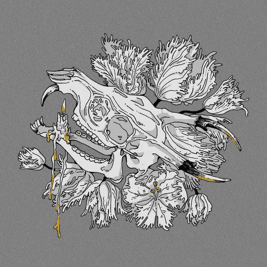 I Created Animal Skull Tattoo Designs Based On The 12 Chinese Zodiacs I Created Animal Skull Tattoo Designs Based On The 12 Chinese Zodiacs