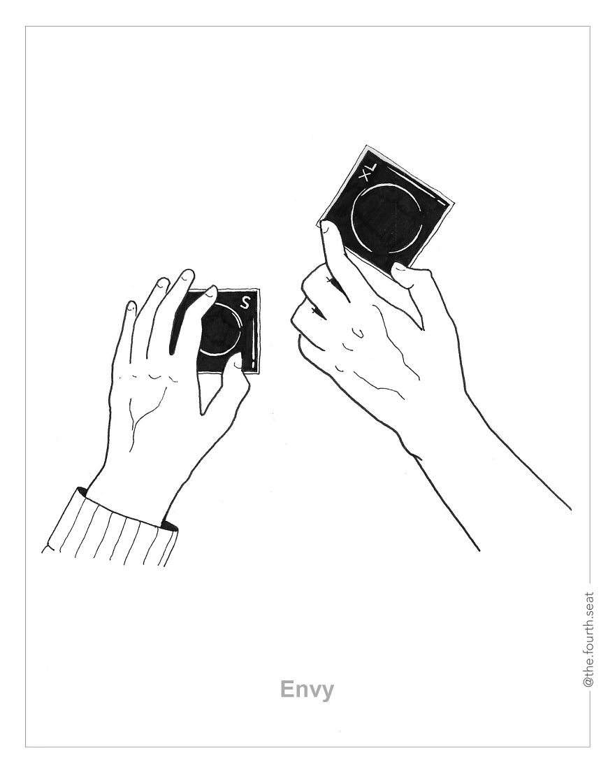 My Minimalistic Representation Of The Se7en Deadly Sins