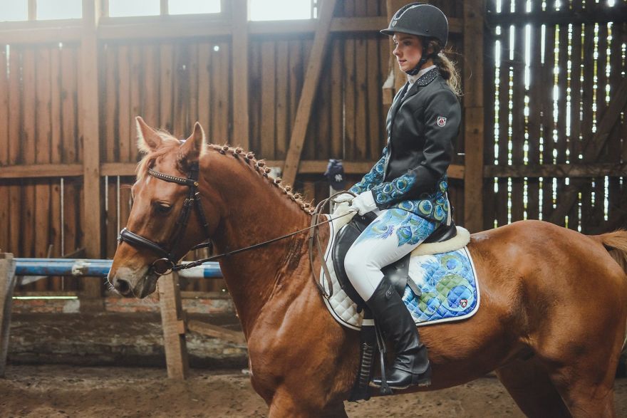 Hand-Painted Fashion For Horse Riders