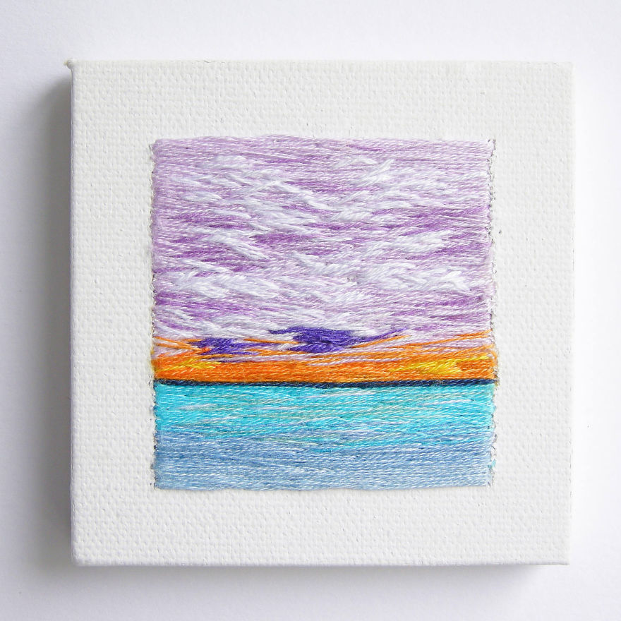 I Create Landscapes With Needle And Thread