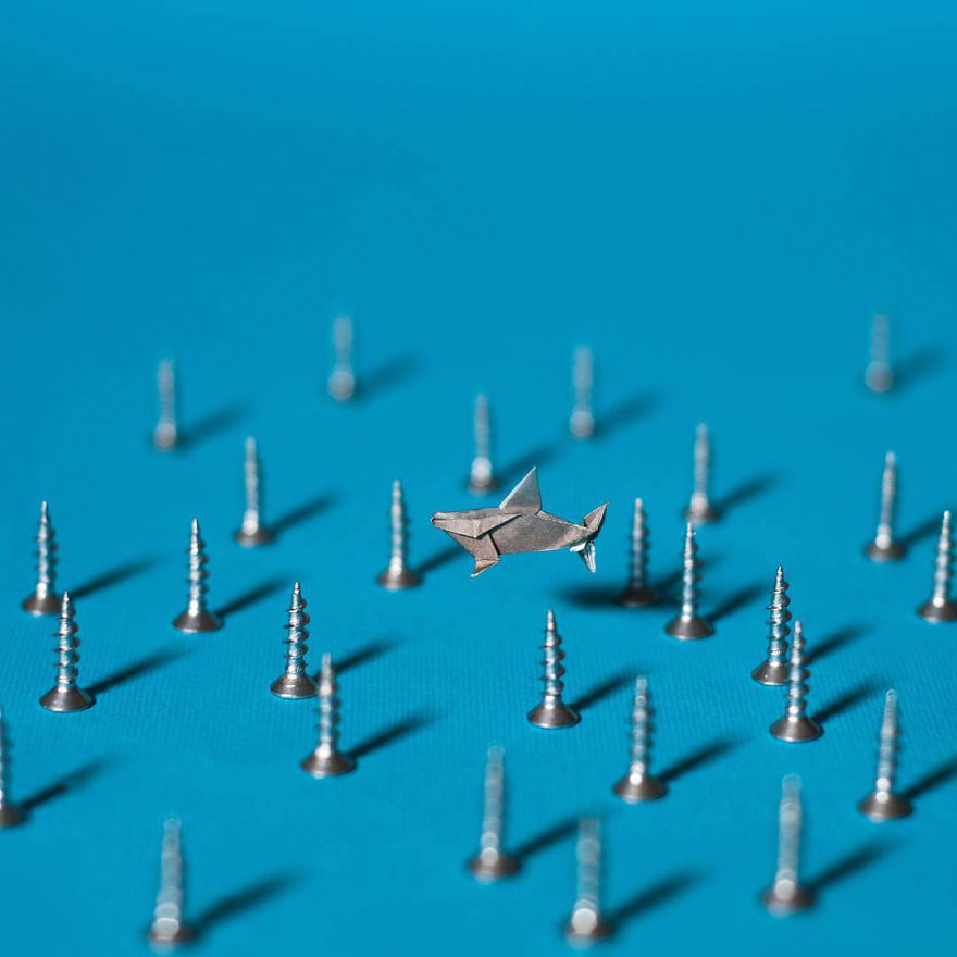 Miniature -Origami-Figures-Ross-Symons