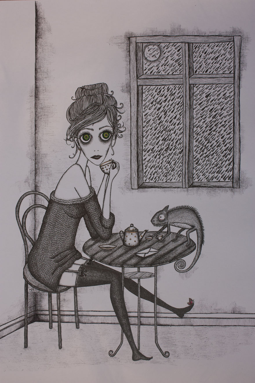 I Project My Inner Life Into Illustrations. I Seek Beauty In Sadness I Project My Inner Life Into Illustrations. I Seek Beauty In Sadness