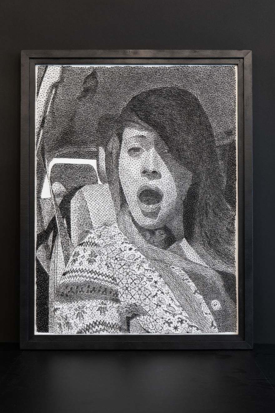 Made My First Nail Portrait - Innocence