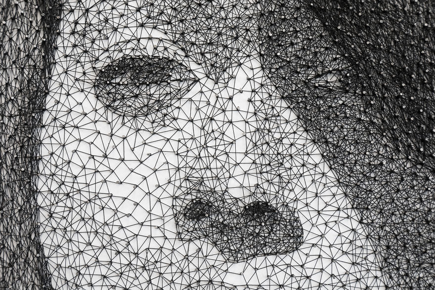 Made My First Nail Portrait - Innocence