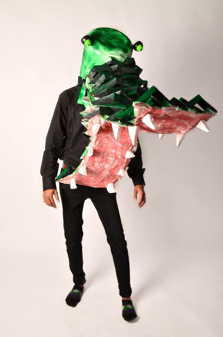 My Indian Students Showing All Their Creativity Through Our Mask Project!