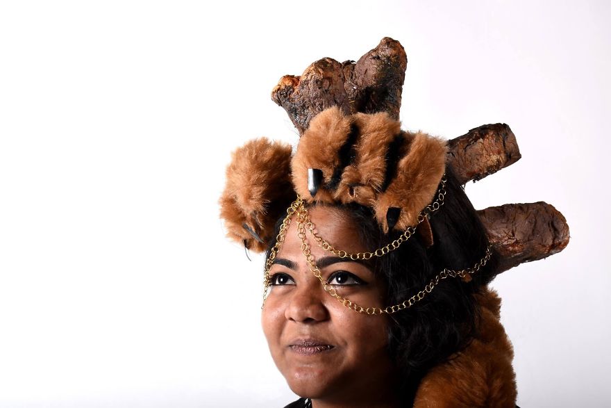 My Indian Students Showing All Their Creativity Through Our Mask Project!