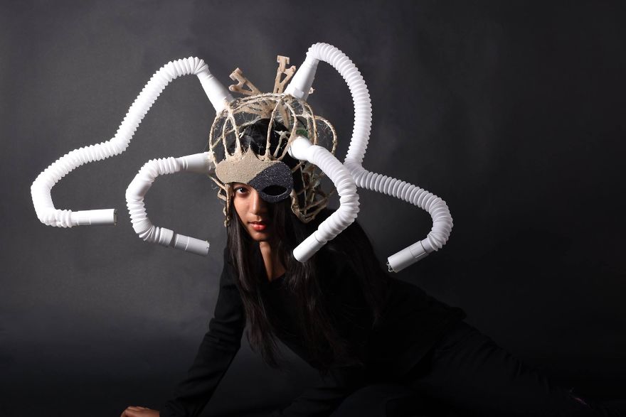 My Indian Students Showing All Their Creativity Through Our Mask Project!