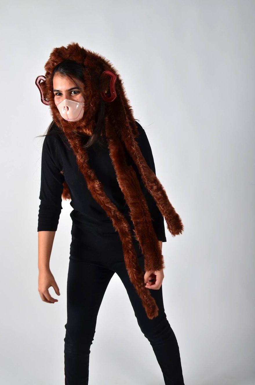 My Indian Students Showing All Their Creativity Through Our Mask Project!