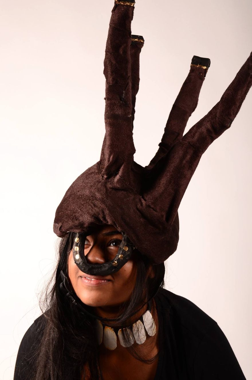 My Indian Students Showing All Their Creativity Through Our Mask Project!