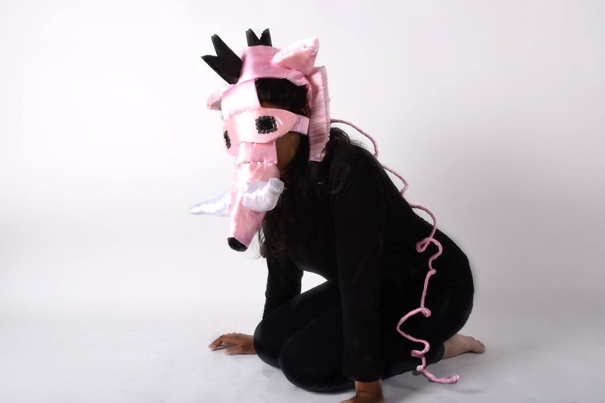 My Indian Students Showing All Their Creativity Through Our Mask Project!