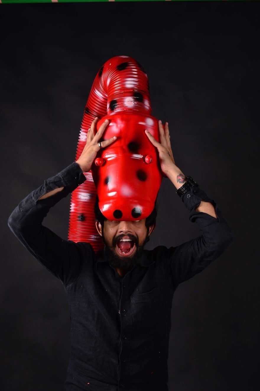 My Indian Students Showing All Their Creativity Through Our Mask Project!