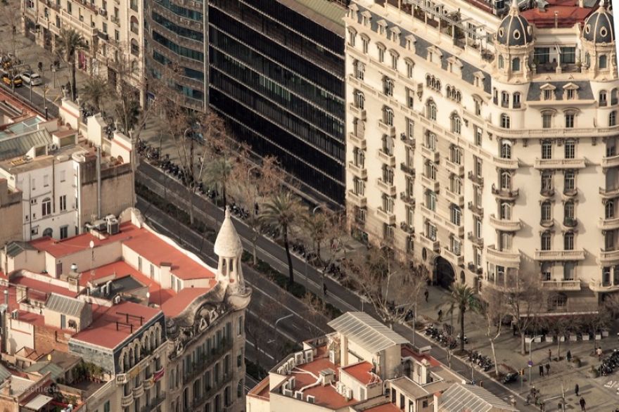 Barcelona From Bird's-Eye View