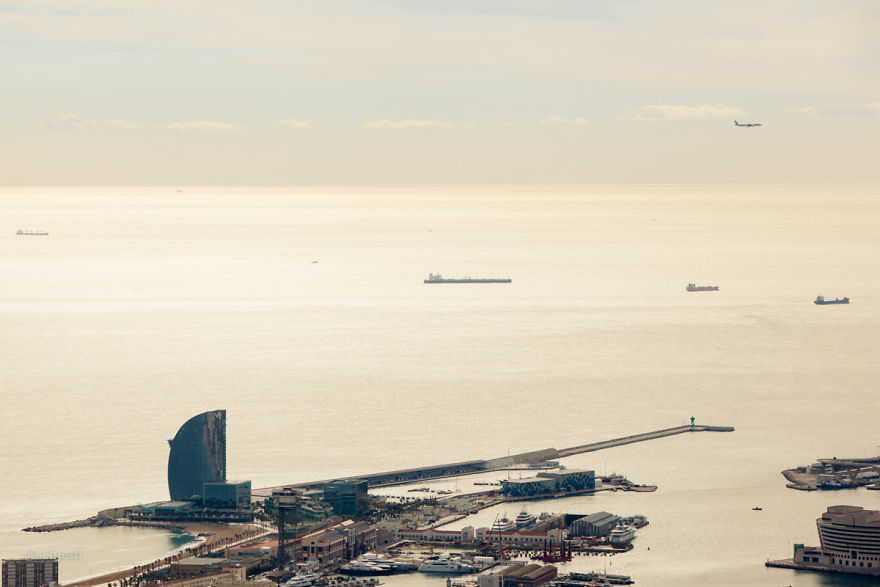 Barcelona From Bird's-Eye View