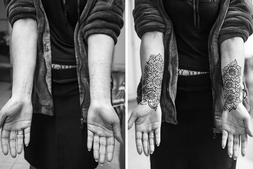 [no]life. We Created Social Art Project In A Local Women`s Prison: Henna Graphic And Photography.