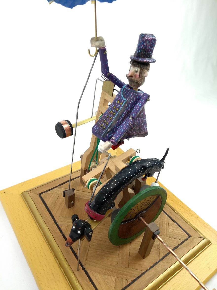 Live A Longer Life - Animated Model - Moving Dachshund And Man