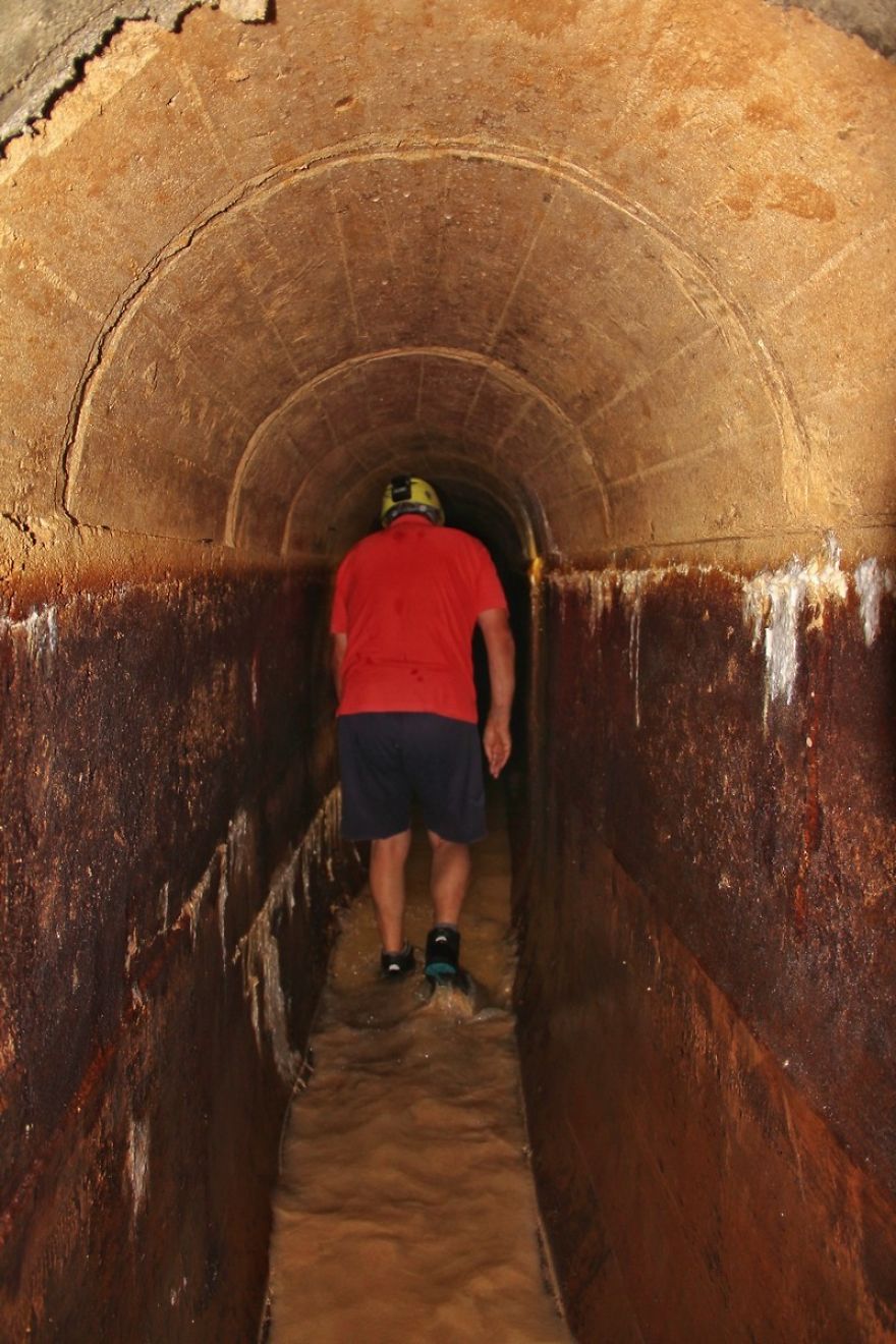 We Visited Underground Part Of The Diocletian's Roman Aqueduct In Split, Croatia We Visited Underground Part Of The Diocletian's Roman Aqueduct In Split, Croatia