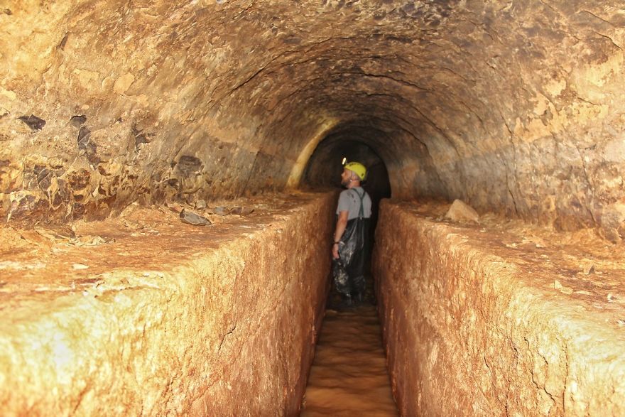 We Visited Underground Part Of The Diocletian's Roman Aqueduct In Split, Croatia We Visited Underground Part Of The Diocletian's Roman Aqueduct In Split, Croatia