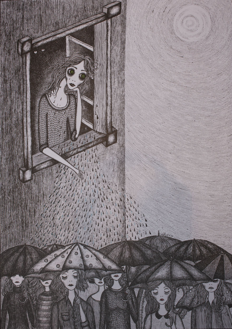 I Project My Inner Life Into Illustrations. I Seek Beauty In Sadness