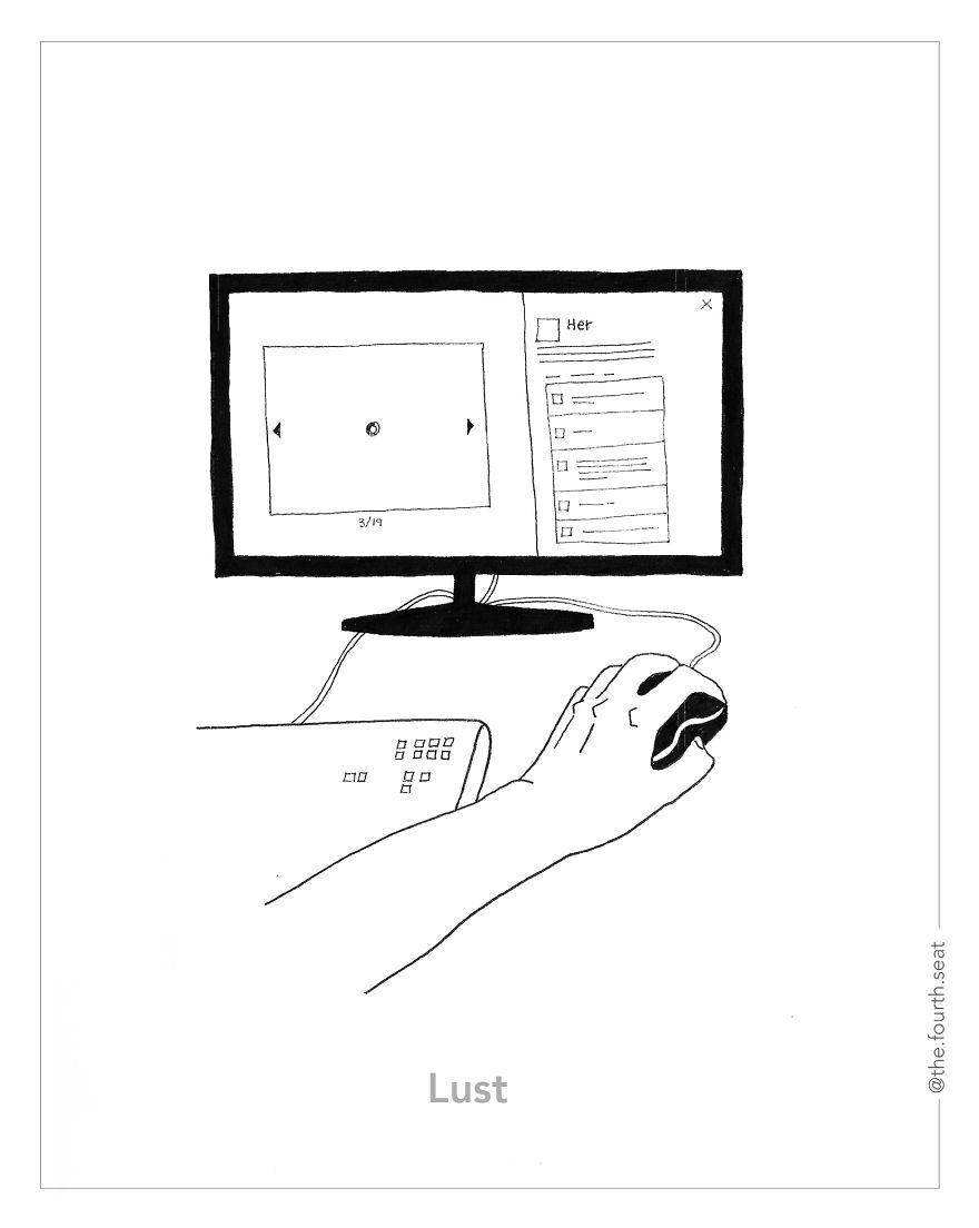 My Minimalistic Representation Of The Se7en Deadly Sins