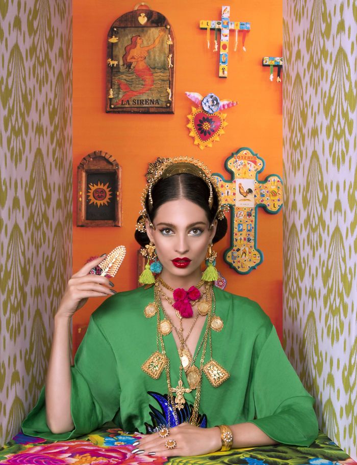 Frida Kahlo, Gustav Klimt And Other Artists Inspire This Jewellery Editorial By Ryan Houssari