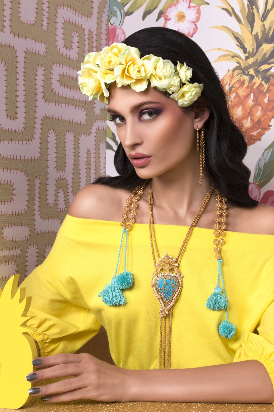 Frida Kahlo, Gustav Klimt And Other Artists Inspire This Jewellery Editorial By Ryan Houssari Frida Kahlo, Gustav Klimt And Other Artists Inspire This Jewellery Editorial By Ryan Houssari