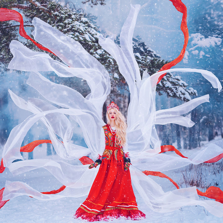 Moscow During A Snowfall Really Looks Magically