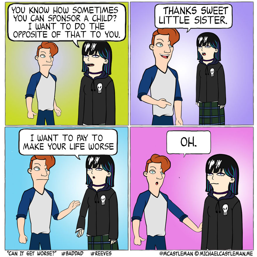 Her Brother Get's The Worst..