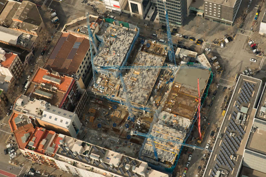Barcelona From Bird's-Eye View