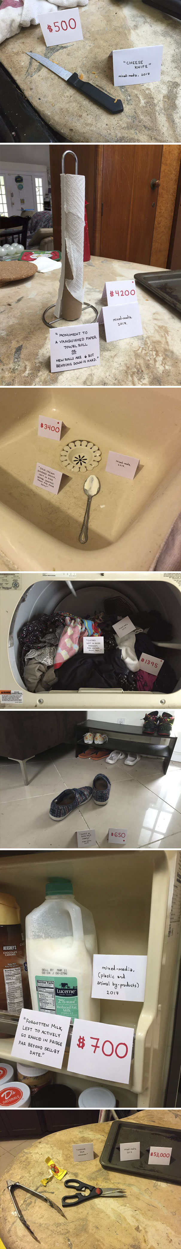 This Guy Turned His Roommate’s Mess Into A “Passive-Aggressive Art Gallery”