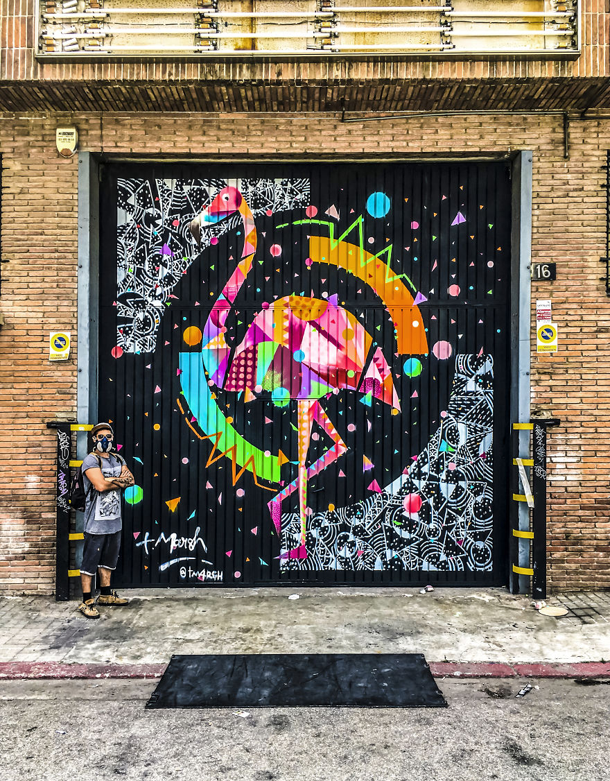 Tim Marsh Adds Colors To The Streets Of The World