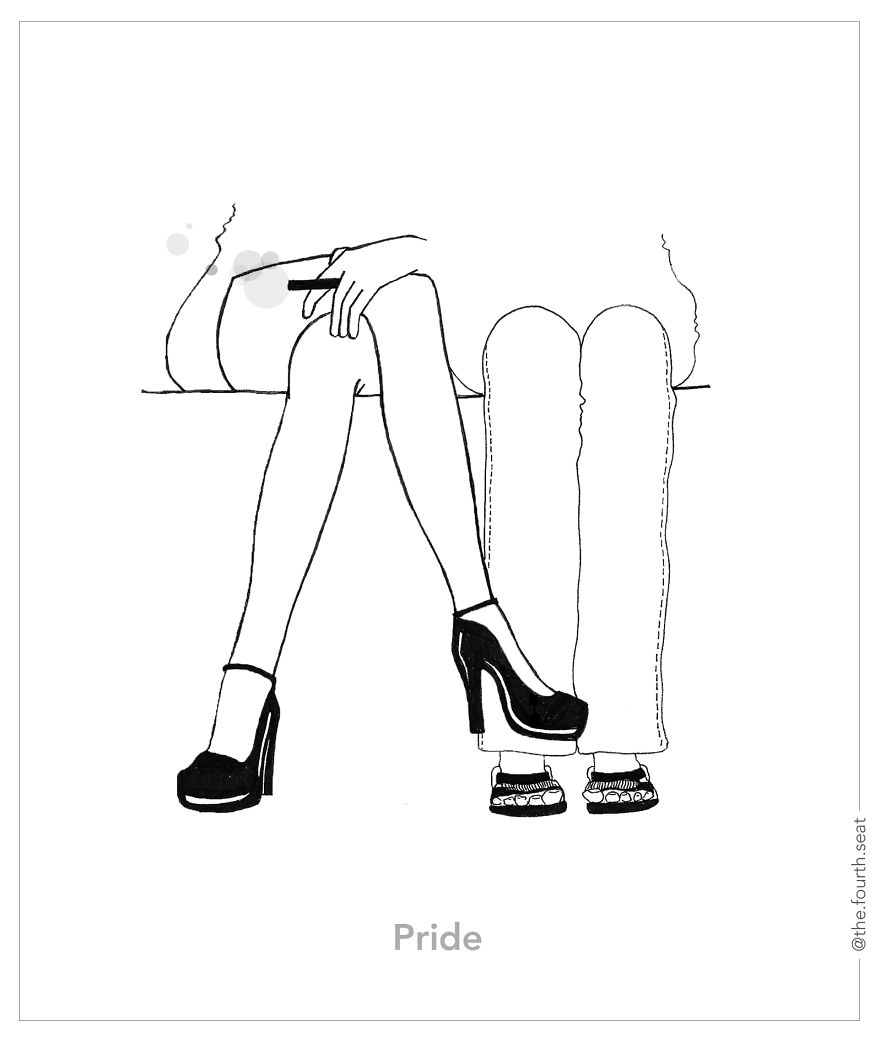 My Minimalistic Representation Of The Se7en Deadly Sins