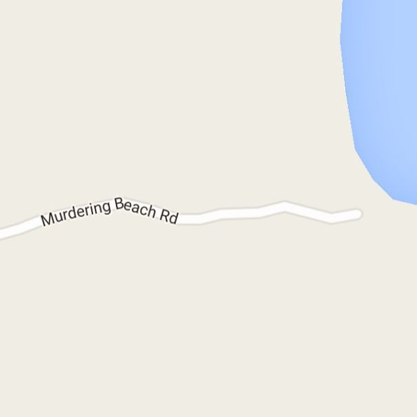 Murdering Beach Road, Heyward Point, New Zealand
