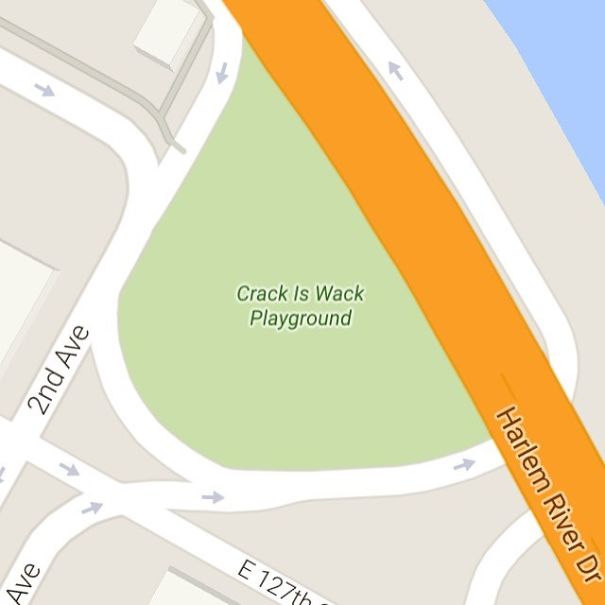 Crack Is Wack Playground, Harlem, New York, USA