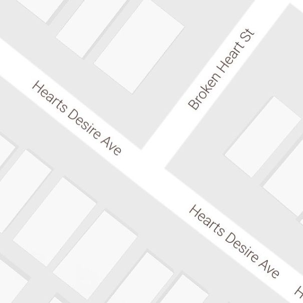 Hearts Desire Ave / Broken Heart St, Las Vegas, USA