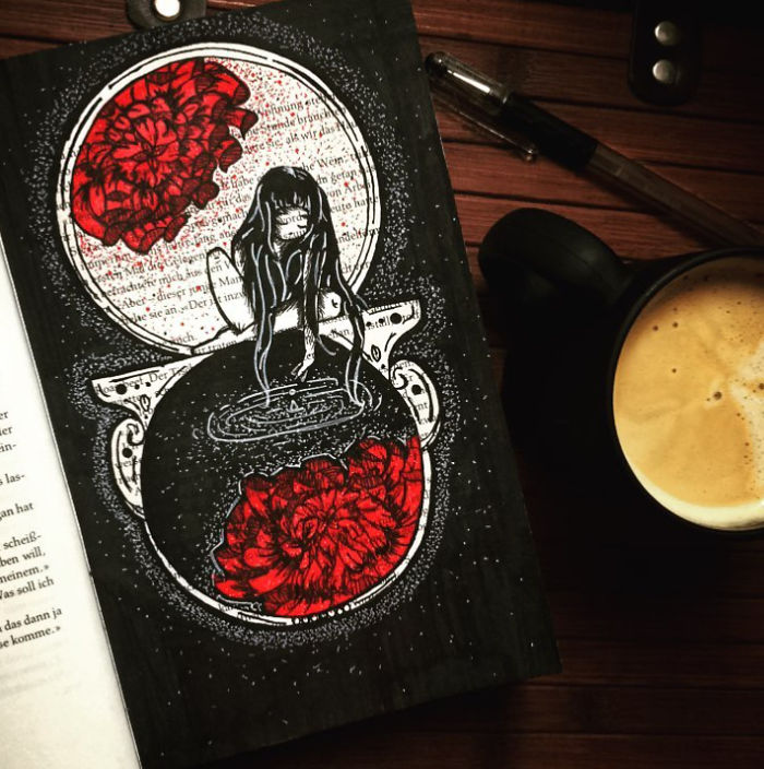 I Use Old Books To Create Art